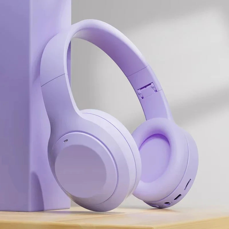 M5 Wireless Headset Bluetooth5.3 HiFi Stereo Earphones Noise Cancelling Gaming Headband Foldable with Mic Earbuds